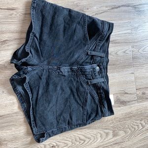 Black Levi jean shorts